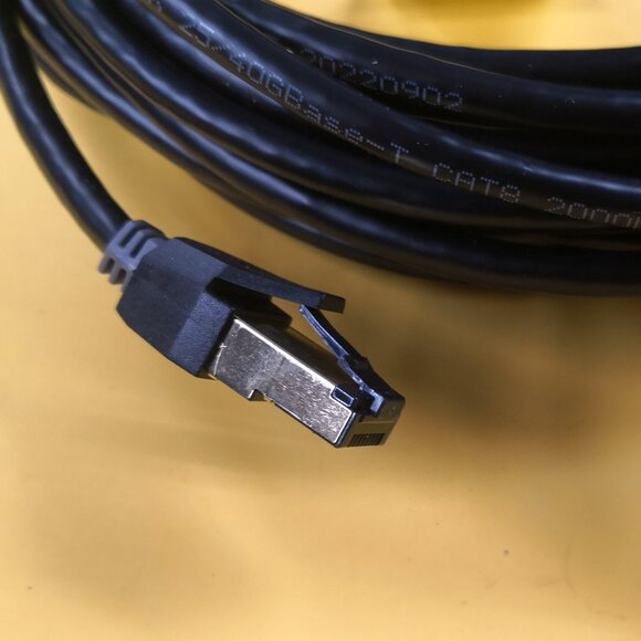 34ft Cat 8 Ethernet RJ45 LAN Cable 40Gbps Patch Network Gold Plated. Tesmax - Picture 2 of 7